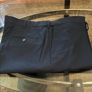 Haggar Blue Dress Pants Classic Fit